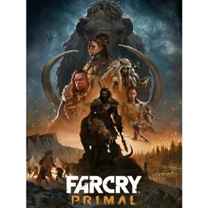 Плакат, постер на бумаге Far Cry Primal/Фар Край/игровые/игра/компьютерные герои персонажи. Размер 30 х 42 см