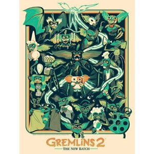 Плакат, постер на бумаге Gremlins 2/Гремлины 2/комиксы/мультфильмы. Размер 42 х 60 см