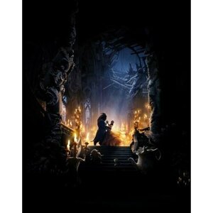Плакат, постер на холсте Красавица и чудовище (Beauty and the Beast), Билл Кондон. Размер 21 х 30 см