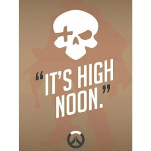 Плакат, постер на холсте Overwatch/Овервотч/игровые/игра/компьютерные герои персонажи. Размер 30 х 42 см