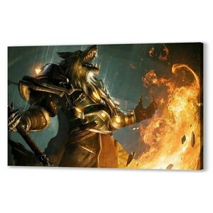 Плакат, постер на холсте World Of Warcraft: Trading Card Game. Размер 21 х 30 см