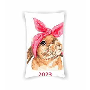 Подушка год Кролика №7, Картинка с одной стороны