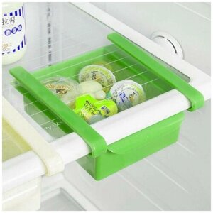 Подвесной контейнер - органайзер для холодильника, салатовый