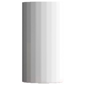Прямая ваза с глазурью Xiaomi Bright Glazed Corrugated Straight Vase White Small (HF-JHZHPX01)