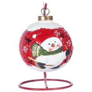 Рождественские декорации (Шар "Снеговик"