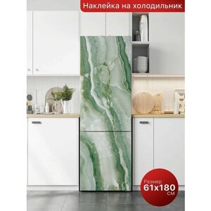 Самоклеящаяся пленка на холодильник 61х180 см. Интерьерная наклейка для кухни. Декоративная наклейка для мебели.