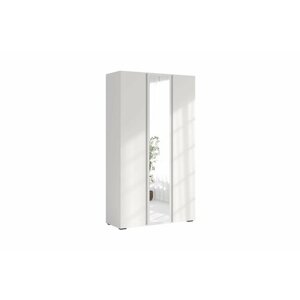 Шкаф Нонтон Ирма 3-х створчатый с зеркалом белый 120x46x210 см