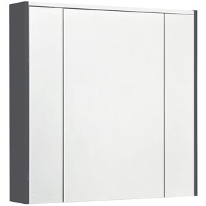 Шкаф-зеркало для ванной Roca Ronda 80, ШхГхВ)80х14.5х78 см, белый глянец/антрацит