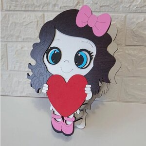 Шкатулка "Кукла с сердцем"