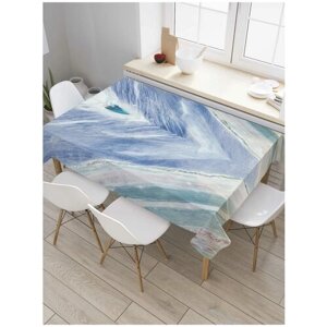 Скатерть прямоугольная JoyArty на кухонный стол "Лунный камень" из оксфорда, 180x145 см