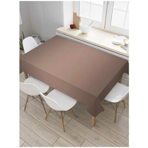 Скатерть прямоугольная JoyArty на кухонный стол "Темный шоколад" из оксфорда, 180x145 см