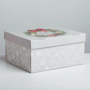 Складная коробка «Hello, winter», 31,2 25,6 16,1 см