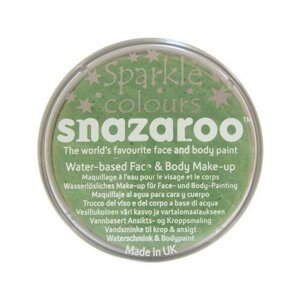 Snazaroo Краска для грима, блестящая, бледно-зеленый 18мл