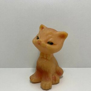 Советская резиновая игрушка кошка сделано в СССР