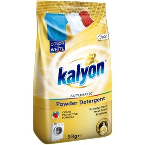 Стиральный порошок автомат "KALYON" для цветного и белого белья 9кг Gold (золотой)