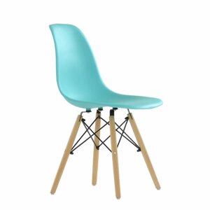 Стул Barneo N-12 WoodMold бирюзовый, Eames style