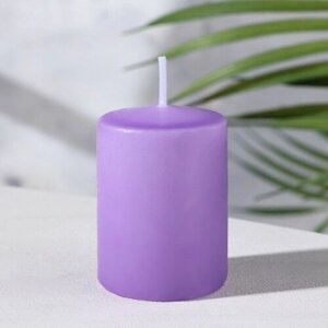 Свеча - цилиндр ароматическая "Орхидея" 4х6 см, 2 штуки