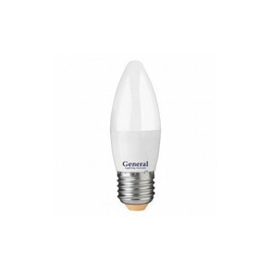 Светодиодная LED лампа General свеча C37 E27 15W 2700K 2K 35х105 пластик/алюм GLDEN-CF-15-230-E27-2700 661098