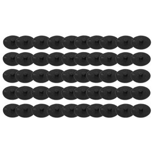 Заглушка мебельного эксцентрика D4 мм, черная, 500 шт / комплект пластиковых декоративных заглушек эксцентриковой стяжки