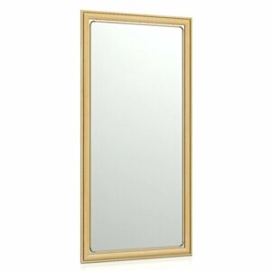 Зеркало 121Б дуб, ШхВ 60х120 см, зеркала для офиса, прихожих и ванных комнат, горизонтальное или вертикальное крепление
