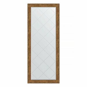 Зеркало напольное Evoform Exclusive-G Floor 800x2000 BY 6312 с гравировкой в багетной раме - виньетка бронзовая 85 mm