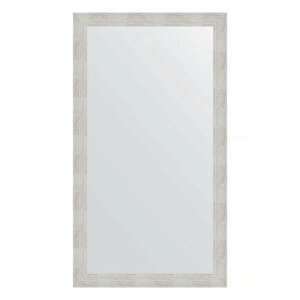 Зеркало настенное EVOFORM в багетной раме серебряный дождь, 76х136 см, для гостиной, прихожей, кабинета, спальни и ванной комнаты, BY 3304
