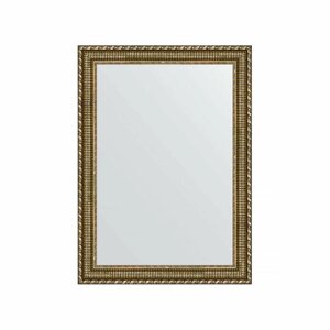 Зеркало настенное EVOFORM в багетной раме золотой акведук, 54х74 см, для гостиной, прихожей, кабинета, спальни и ванной комнаты, BY 0798