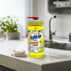Жидкость для мытья посуды Kalyon "Лимон" 1л