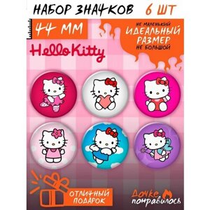 Значки на рюкзак Hello Kitty Хеллоу Китти