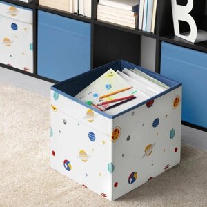 Афтонспарв AFTONSPARV IKEA коробка, 33x38x33 см, космос /разноцветный