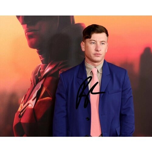 Автограф Барри Кеоган Бэтмен - Автограф Barry Keoghan Batman - Фото с автографом, Подписанная фотография, Автограф знаменитости, Подарок, Автограмма, Размер 20х25 см