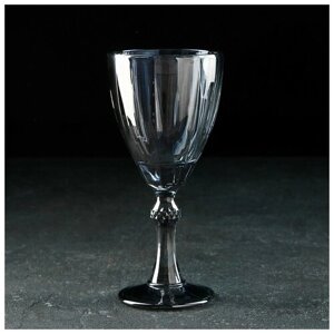 Бокал из стекла для вина «Бал», 240 мл, 8,518,5 см, цвет серый