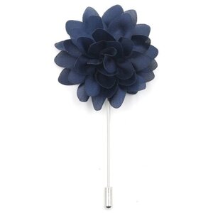 Бутоньерка GENTLETEAM, цветок, темно-синий