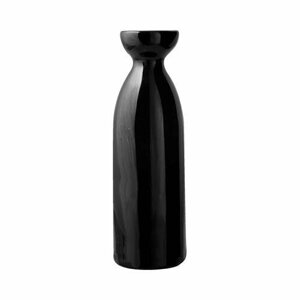 Бутылка для саке "Кунстверк", фарфор,220мл, диаметр 6, высота 17см, черный