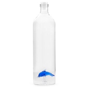 Бутылка для воды balvi Dolphin 1200 мл стекло прозрачный