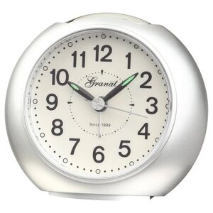Часы настольные Гранат PT094 серебристый 8.9 см 10 см светлый 4.8 см