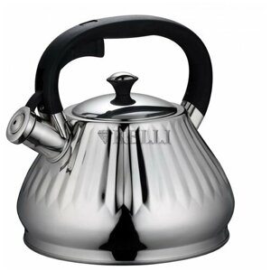 Чайник для плиты kl-4538 со свистком / 3 л / нержавеющая сталь