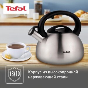 Чайник со свистком Tefal, 2,5 л, стальной, C7921024