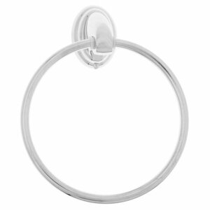 Держатель для полотенец одинарный, кольцо Accoona A11108, цвет хром (комплект из 3 шт)