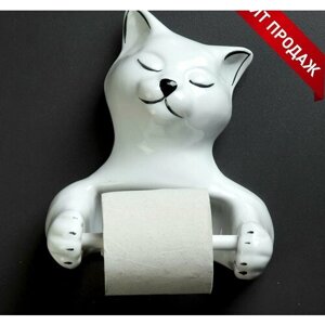 Держатель для туалетной бумаги "Кошка" 26х23х14см