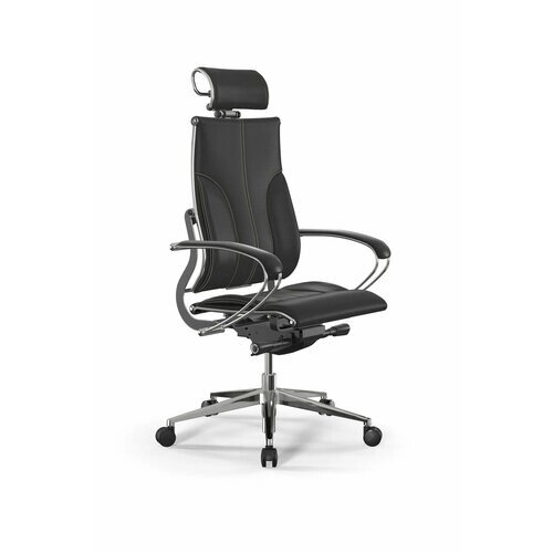 Динамическое кресло метта Y 2DM B2-10K - Infinity /Kc06/Nc06/K2cL/H2cL-3D (M26. B32. G25. W03) (Черный (бежевая строчка
