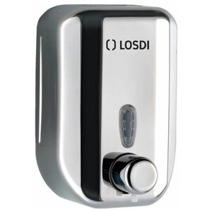 Дозатор для жидкого мыла LOSDI CJ-1008, стальной/глянцевый