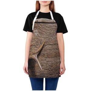 Фартук женский для готовки JoyArty "Олений рог", универсальный размер