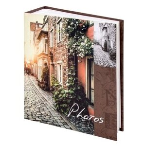 Фотоальбом BRAUBERG Итальянские улочки (391167), 304 фото, 10 х 15 см, коричневый