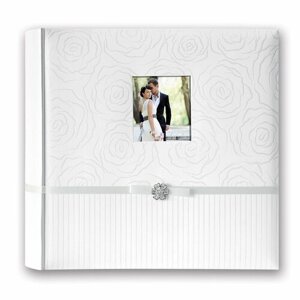 Фотоальбом ZEP свадебный, 100 белых страниц с пергаментом (под стикеры и уголки)