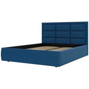 Интерьерная кровать Нью 1600 с ящиком синий
