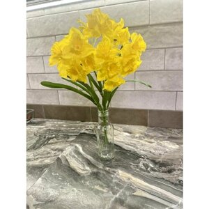 Искусственные цветы Нарциссы для декора