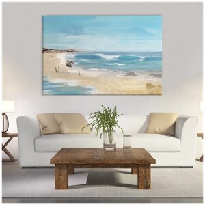 Картина интерьерная на холсте Art. home24 Берег моря, 120 x 80