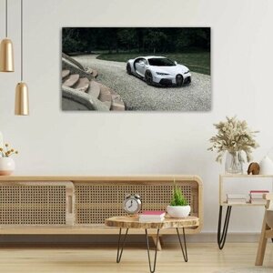 Картина на холсте 60x110 Альянс Лес "Автомобили bugatti" на подрамнике / интерьер/ декор