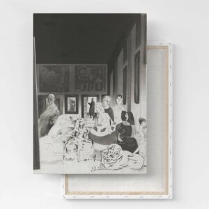 Картина на холсте, репродукция / Picasso"s meninas / Гамильтон Ричард / Размер 80 x 106 см